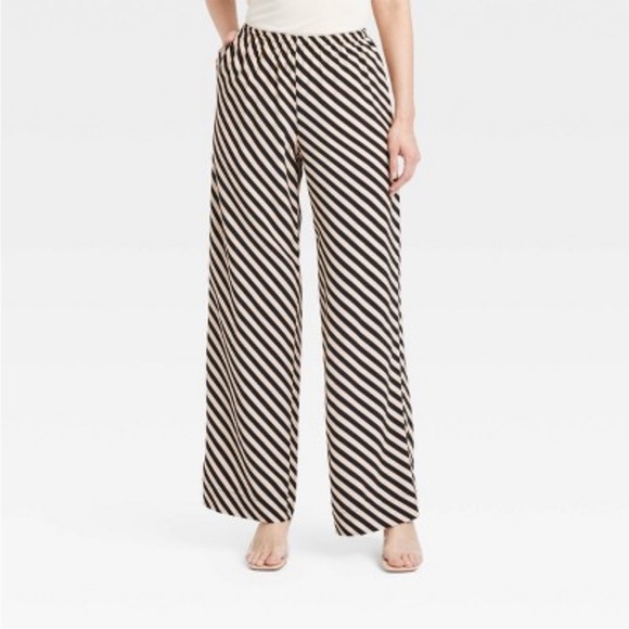 a new day Pants - A New Day Women's Straight 32" Pull-On Pants Sz M